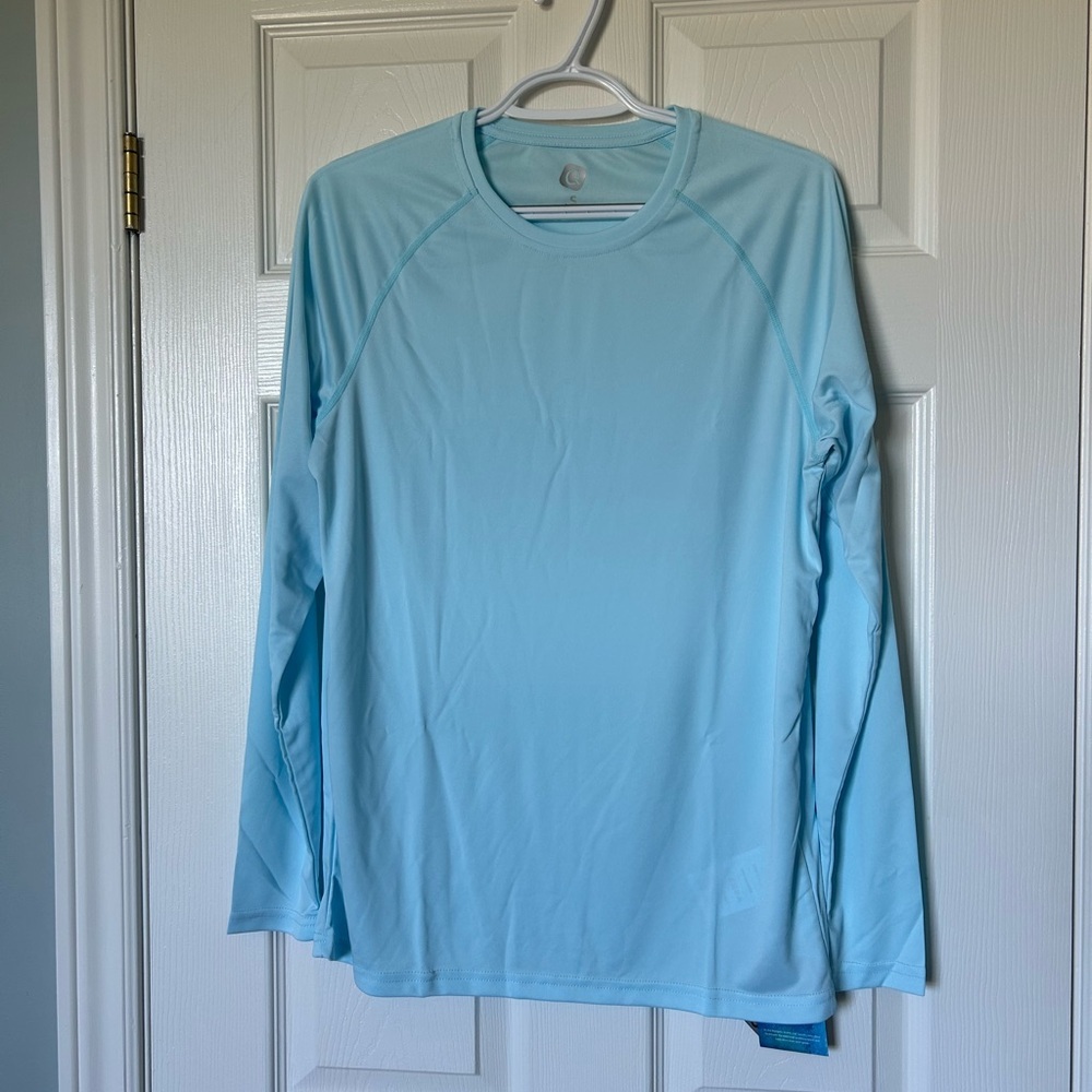 🔥🆕🔥 CQC Sports UPF 50+ Light Blue Long Sleeve Shirt